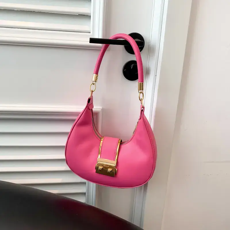 Black High-End Lock Armpit Bag for Women — feature 28