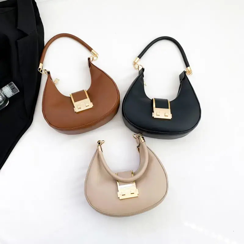 Black High-End Lock Armpit Bag for Women — feature 33