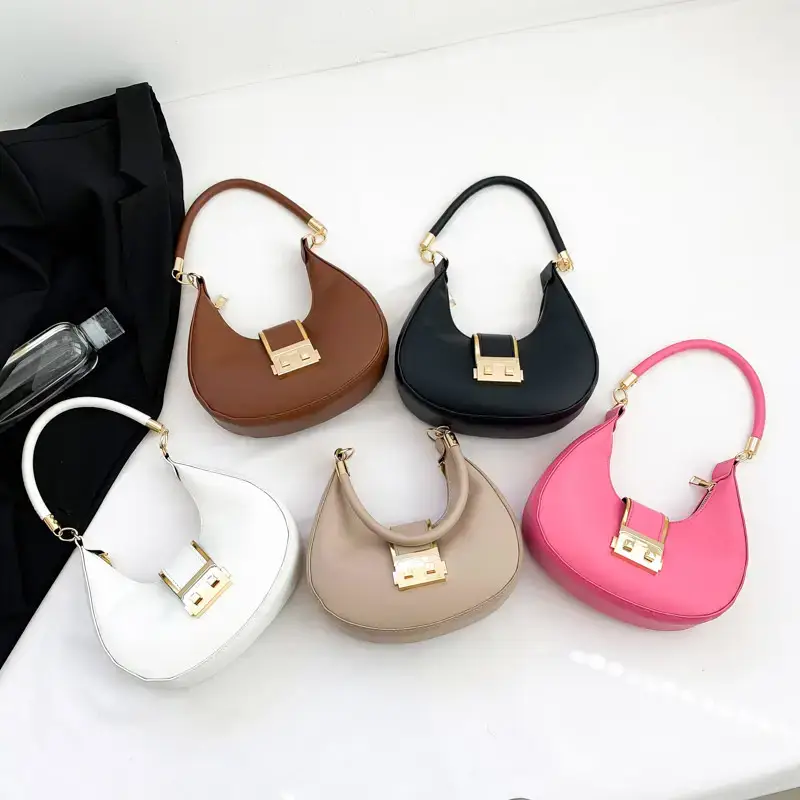 Black High-End Lock Armpit Bag for Women — feature 34