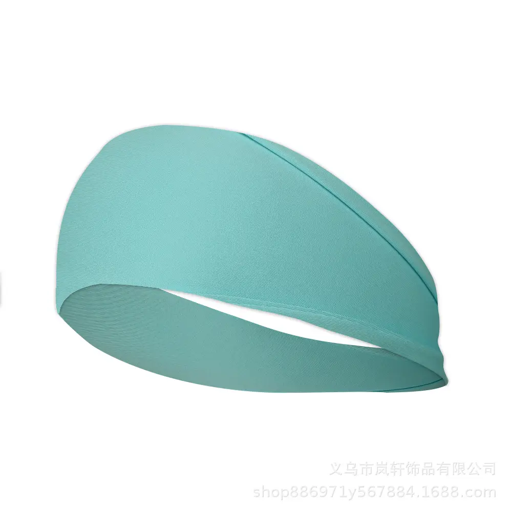 Green Polyester Sports Headband for Men Women Fitness Running — feature 39