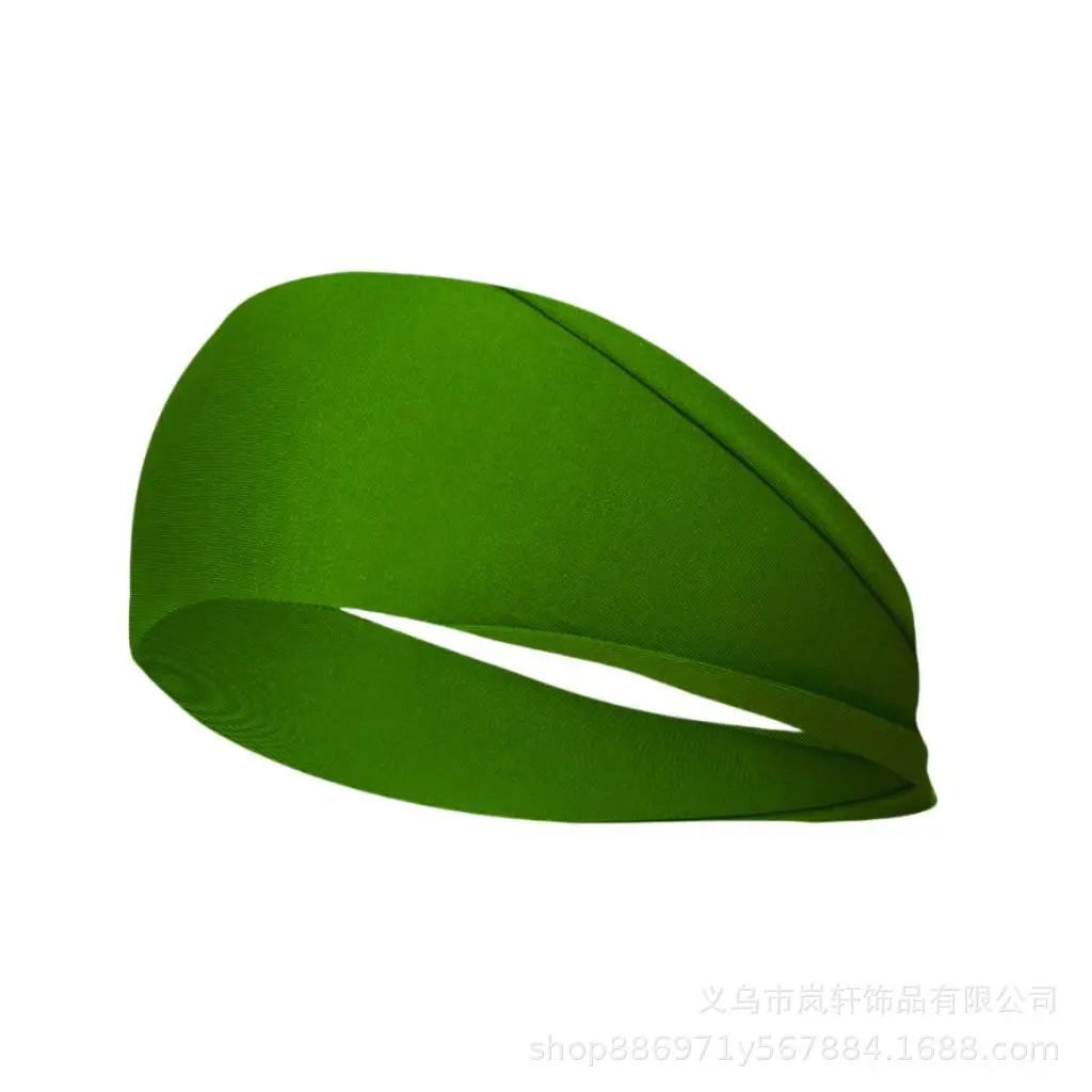 Green Polyester Sports Headband for Men Women Fitness Running - Image 15