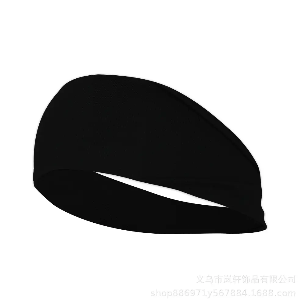 Green Polyester Sports Headband for Men Women Fitness Running - Image 4
