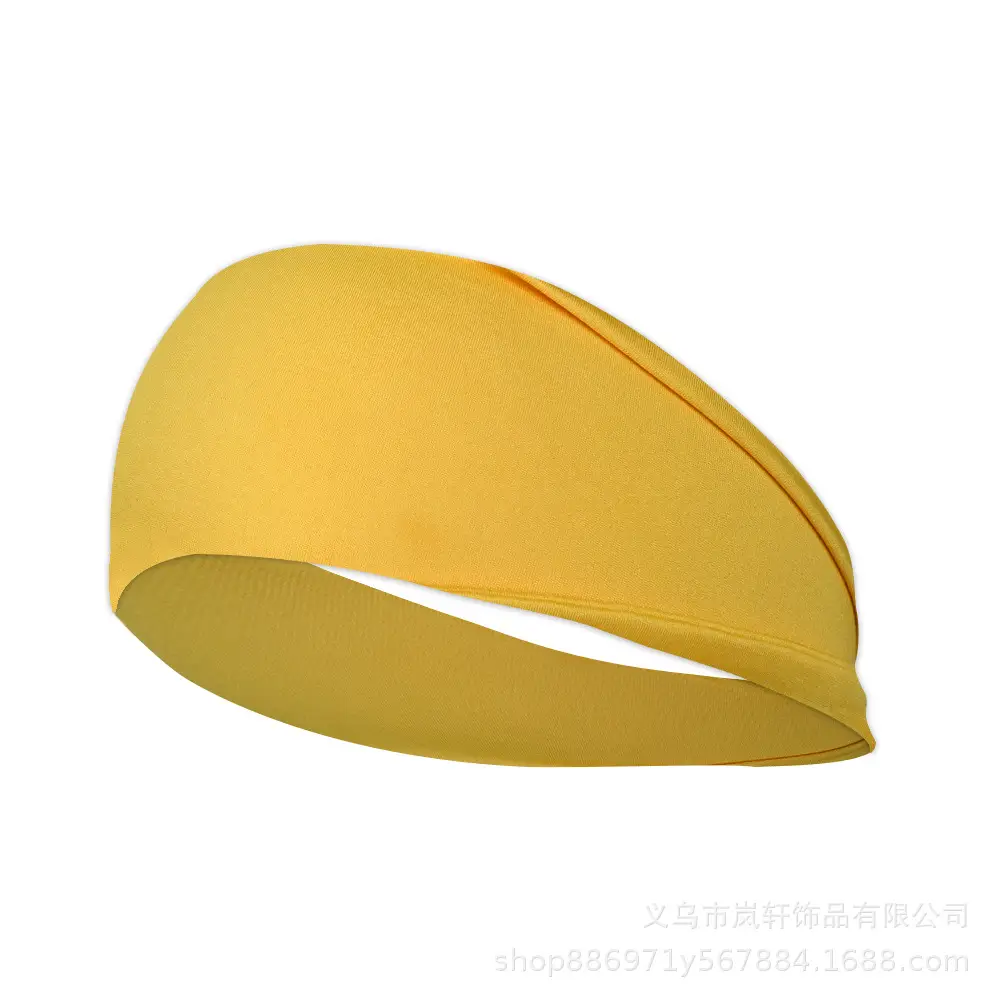 Green Polyester Sports Headband for Men Women Fitness Running - Image 6