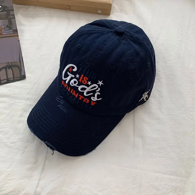 Women Beige Peaked Cap with Letter Design - Image 6
