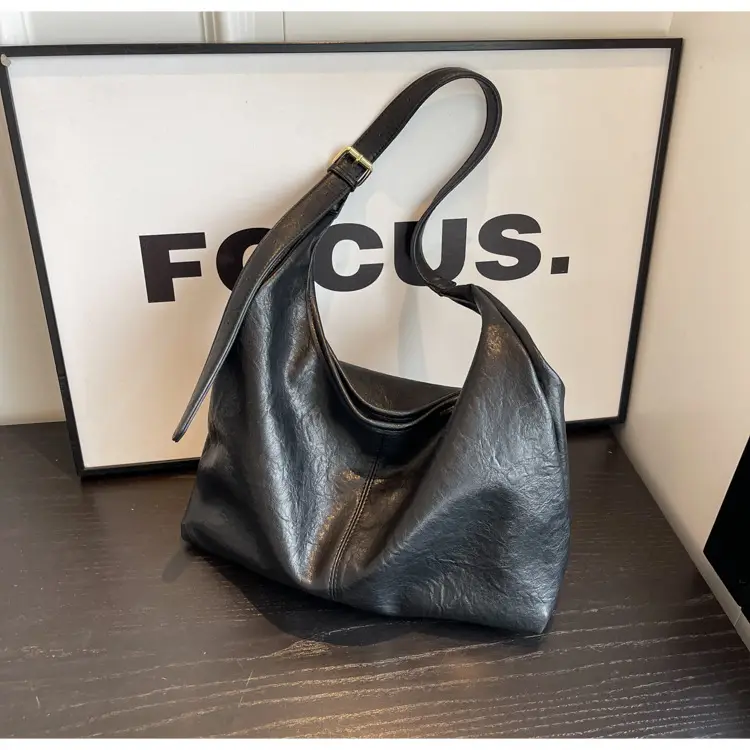 Women Retro Bucket Bag Brown Leather Large Capacity 2023 — feature 18