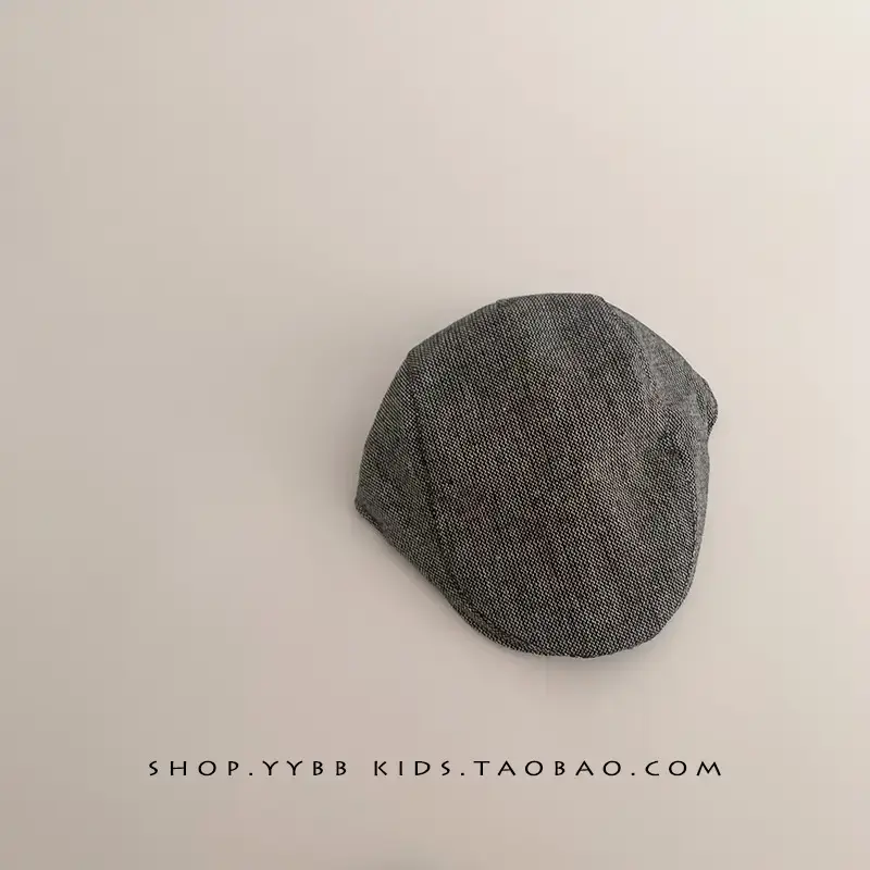 Autumn Winter Kids British Checkered Cap - Image 6