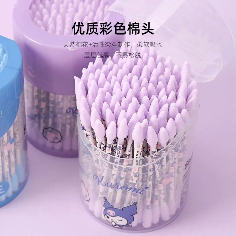 Sanrio Kulomi Yugui Dog Cotton Swab Pink Spiral Double Head Cleaning - Image 6