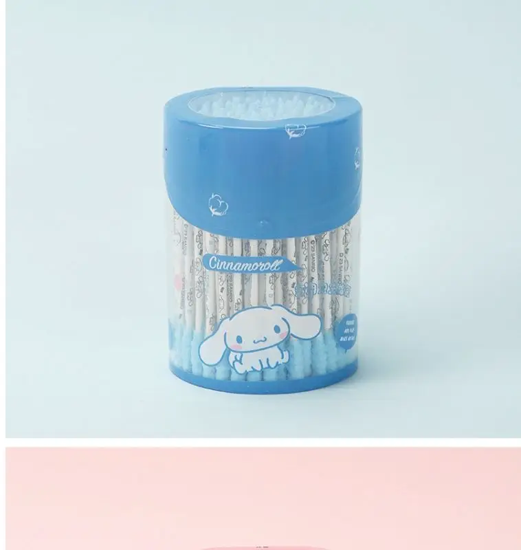 Sanrio Kulomi Yugui Dog Cotton Swab Pink Spiral Double Head Cleaning — feature 10