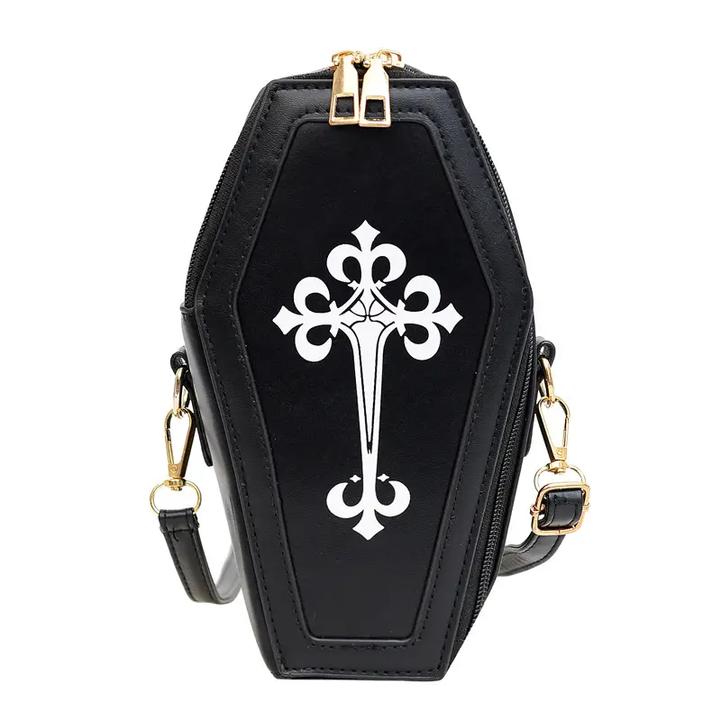 2025 Women's Black Crossbody Bag with Silver Floral Design - Image 6