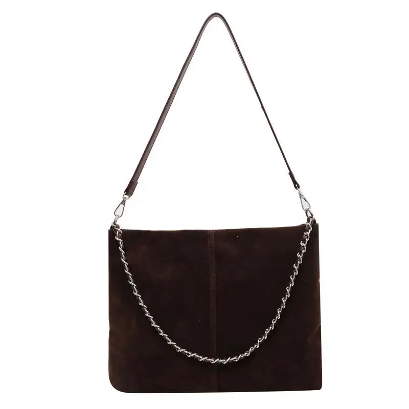 Black Velvet Shoulder Bag for Women 2023 - Image 5