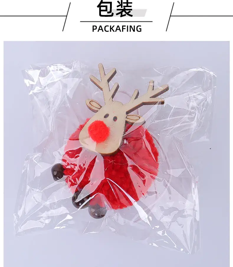 Christmas Deer Fur Ball Pendant 2025 New Elk Felt Pendant — feature 17