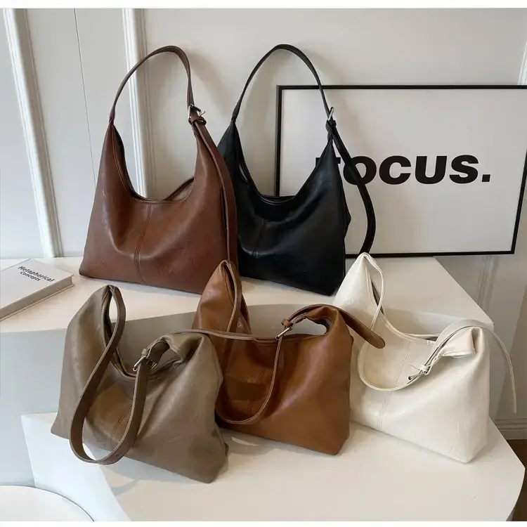 2023 Retro Korean Shoulder Tote Bag Women Black — feature 14
