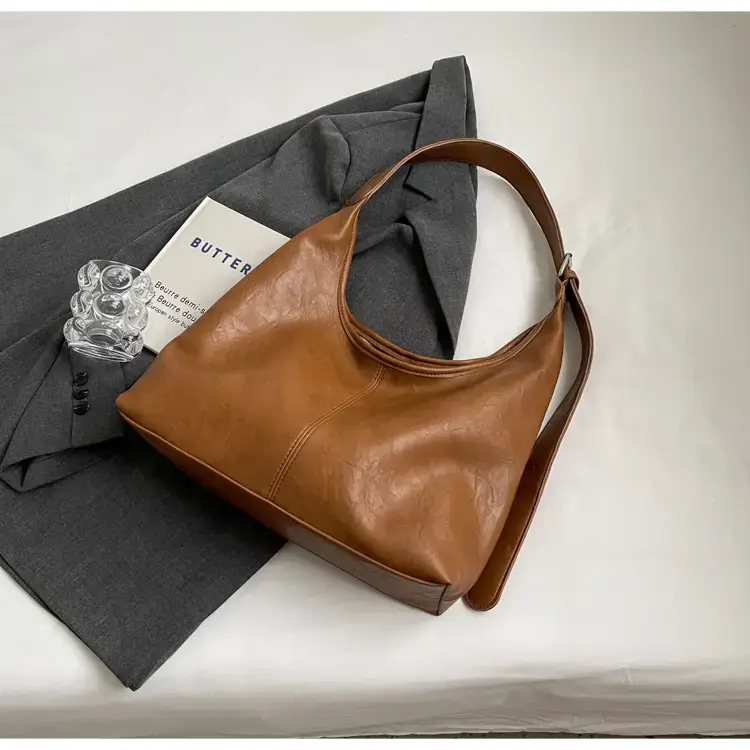 2023 Retro Korean Shoulder Tote Bag Women Black — feature 15