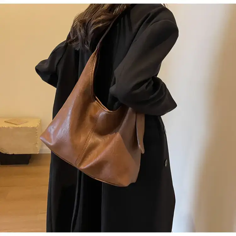 2023 Retro Korean Shoulder Tote Bag Women Black — feature 21