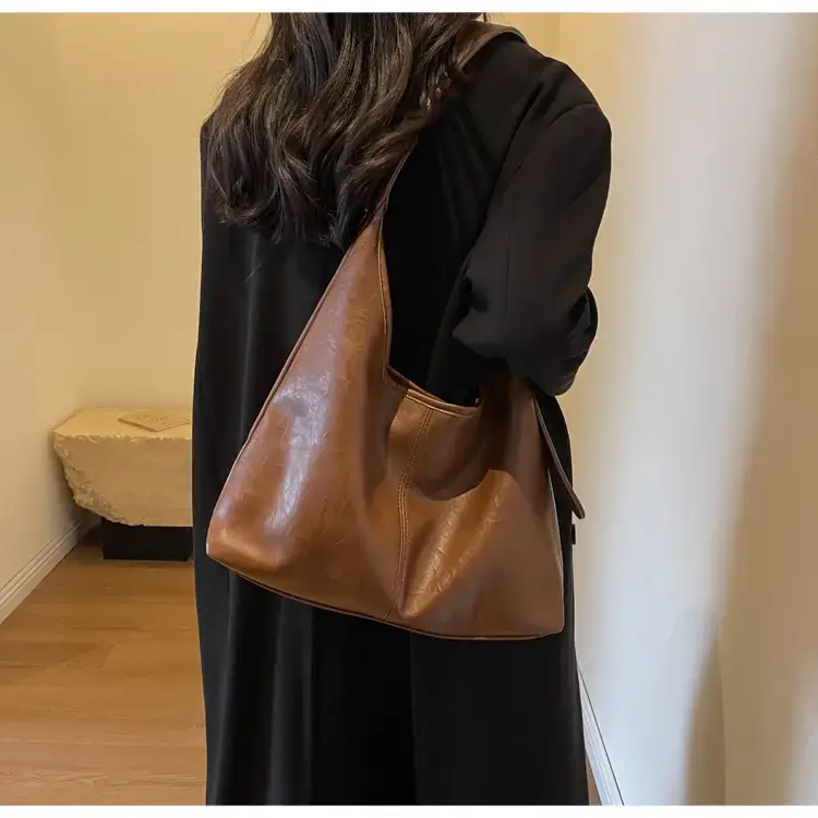 2023 Retro Korean Shoulder Tote Bag Women Black — feature 22