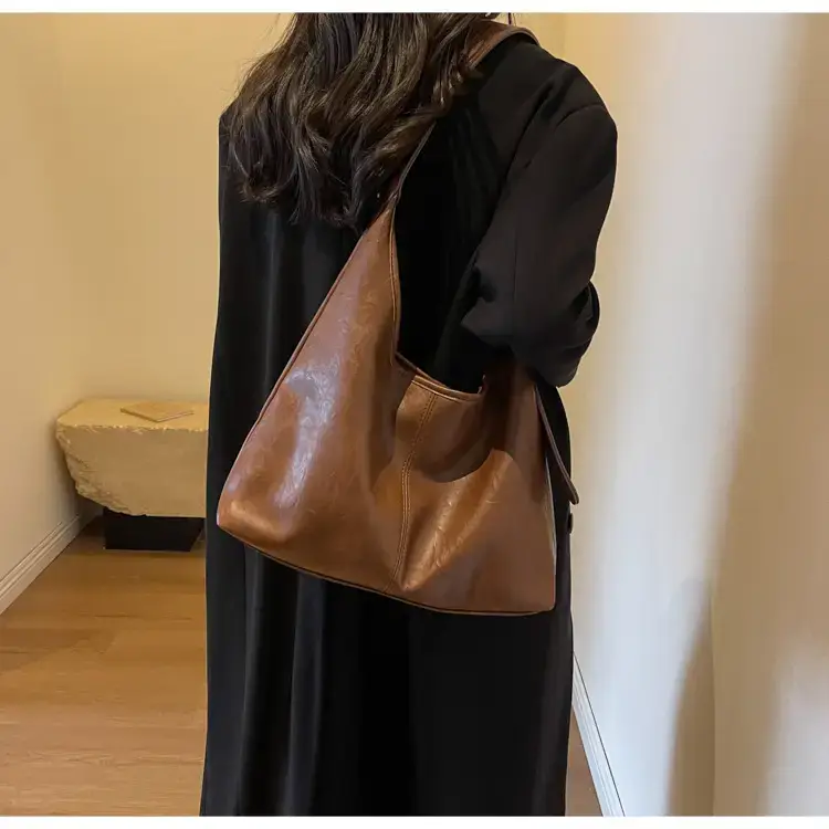 2023 Retro Korean Shoulder Tote Bag Women Black — feature 23