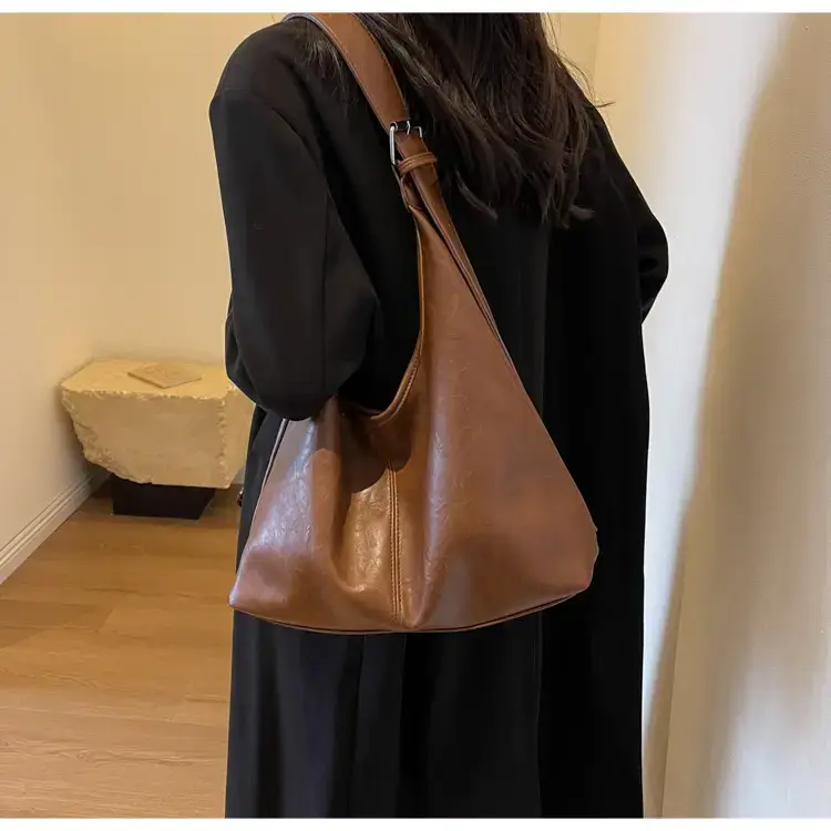 2023 Retro Korean Shoulder Tote Bag Women Black — feature 25
