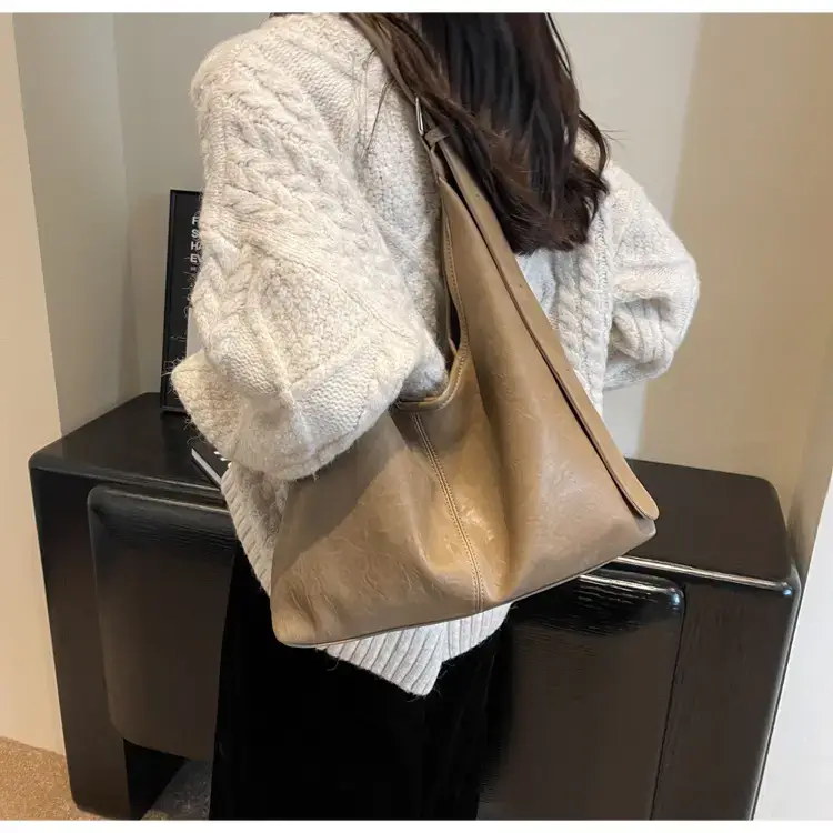 2023 Retro Korean Shoulder Tote Bag Women Black — feature 27