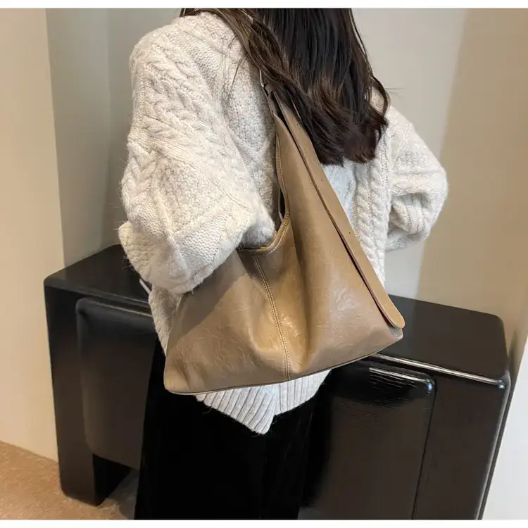 2023 Retro Korean Shoulder Tote Bag Women Black — feature 28
