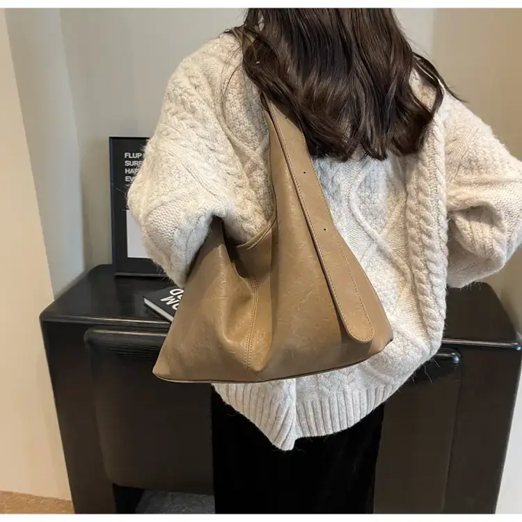 2023 Retro Korean Shoulder Tote Bag Women Black — feature 29