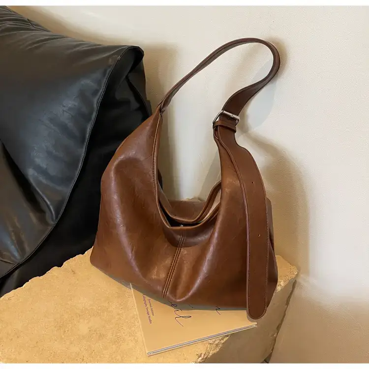 2023 Retro Korean Shoulder Tote Bag Women Black — feature 42