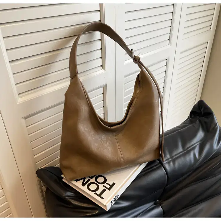 2023 Retro Korean Shoulder Tote Bag Women Black — feature 46