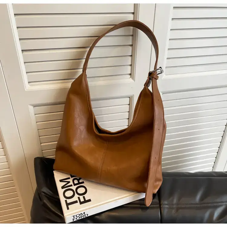 2023 Retro Korean Shoulder Tote Bag Women Black — feature 48