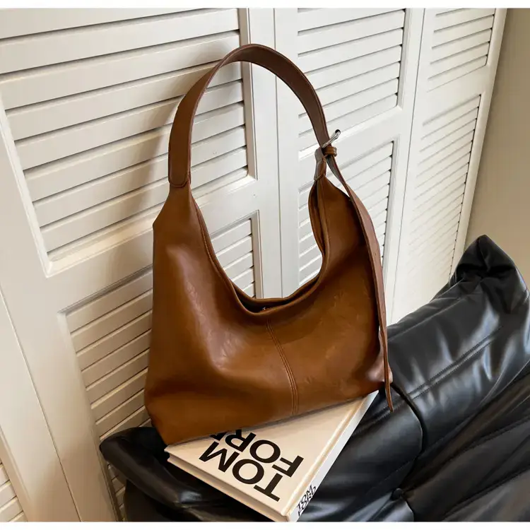 2023 Retro Korean Shoulder Tote Bag Women Black — feature 49