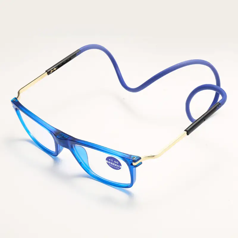 New halter reading glasses Magnet folding convenient resin silicone elderly hyperopic telescopic glasses for men and women - Image 7