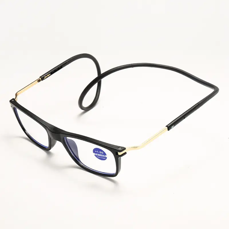 New halter reading glasses Magnet folding convenient resin silicone elderly hyperopic telescopic glasses for men and women - Image 9