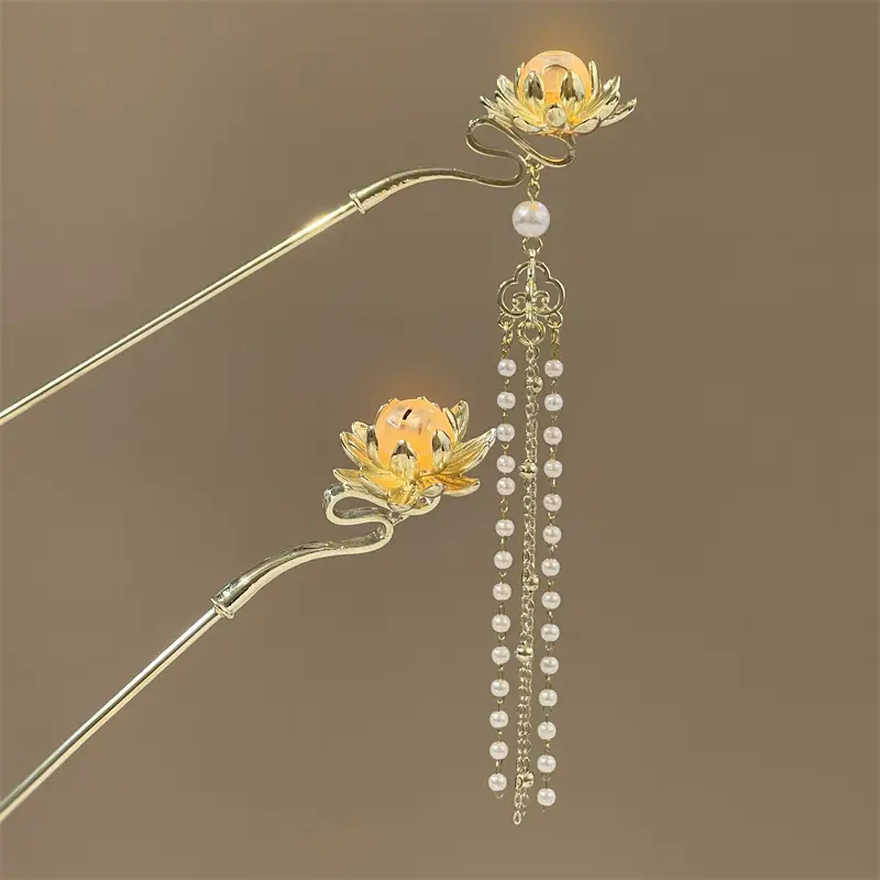 Luminous Phoenix Hairpin for Women - Image 16