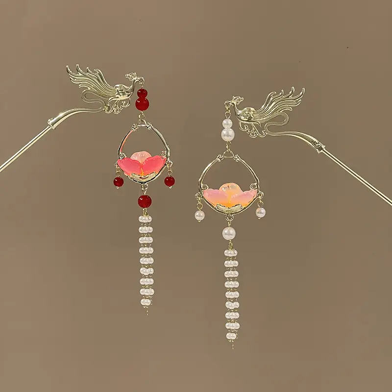 Luminous Phoenix Hairpin for Women - Image 18