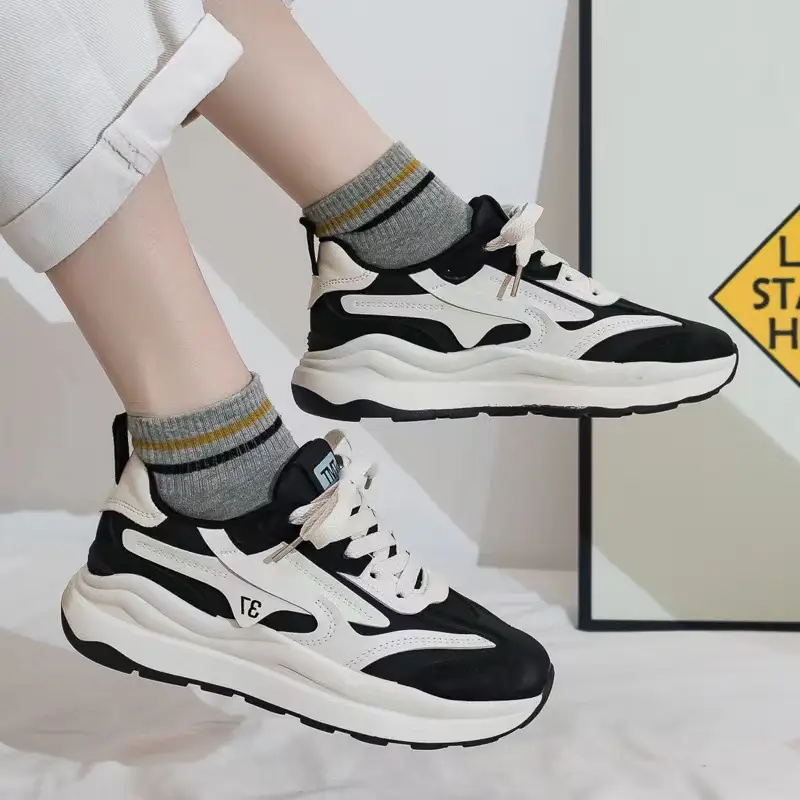 New Foreign Trade Dad Shoes, Fashionable and Trendy, Thick-Soled Women's Shoes, Lightweight, Comfortable, Breathable, Outdoor Casual Sports Shoes for Women — feature 21