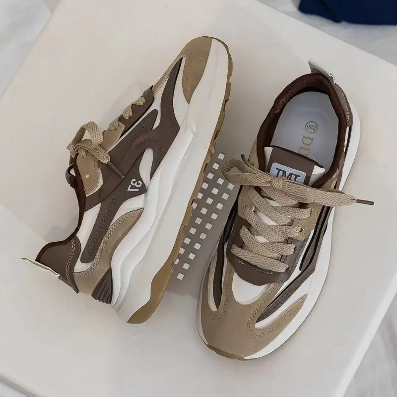 New Foreign Trade Dad Shoes, Fashionable and Trendy, Thick-Soled Women's Shoes, Lightweight, Comfortable, Breathable, Outdoor Casual Sports Shoes for Women — feature 22