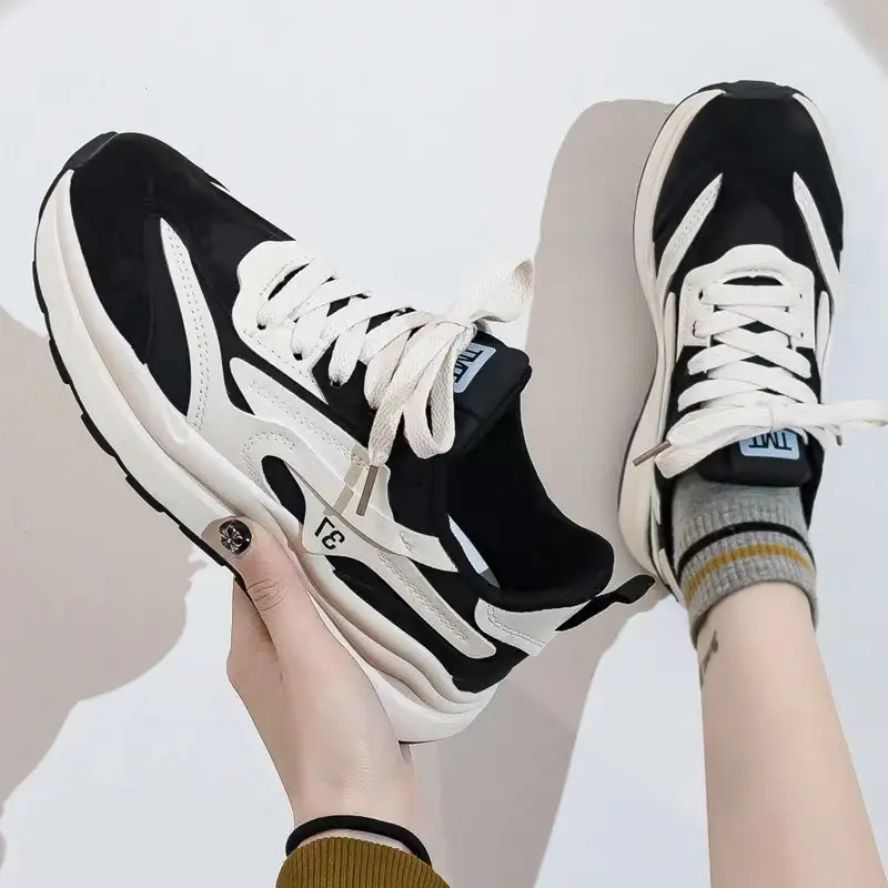 New Foreign Trade Dad Shoes, Fashionable and Trendy, Thick-Soled Women's Shoes, Lightweight, Comfortable, Breathable, Outdoor Casual Sports Shoes for Women — feature 23