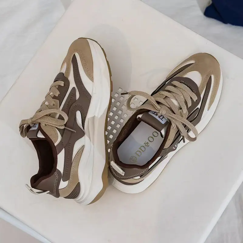 New Foreign Trade Dad Shoes, Fashionable and Trendy, Thick-Soled Women's Shoes, Lightweight, Comfortable, Breathable, Outdoor Casual Sports Shoes for Women — feature 24
