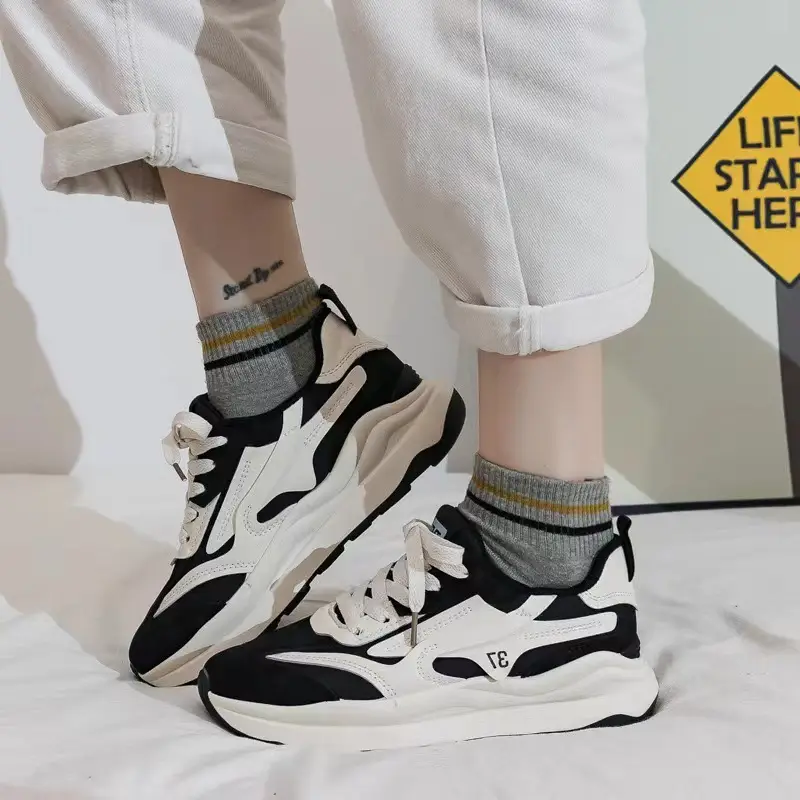 New Foreign Trade Dad Shoes, Fashionable and Trendy, Thick-Soled Women's Shoes, Lightweight, Comfortable, Breathable, Outdoor Casual Sports Shoes for Women — feature 25