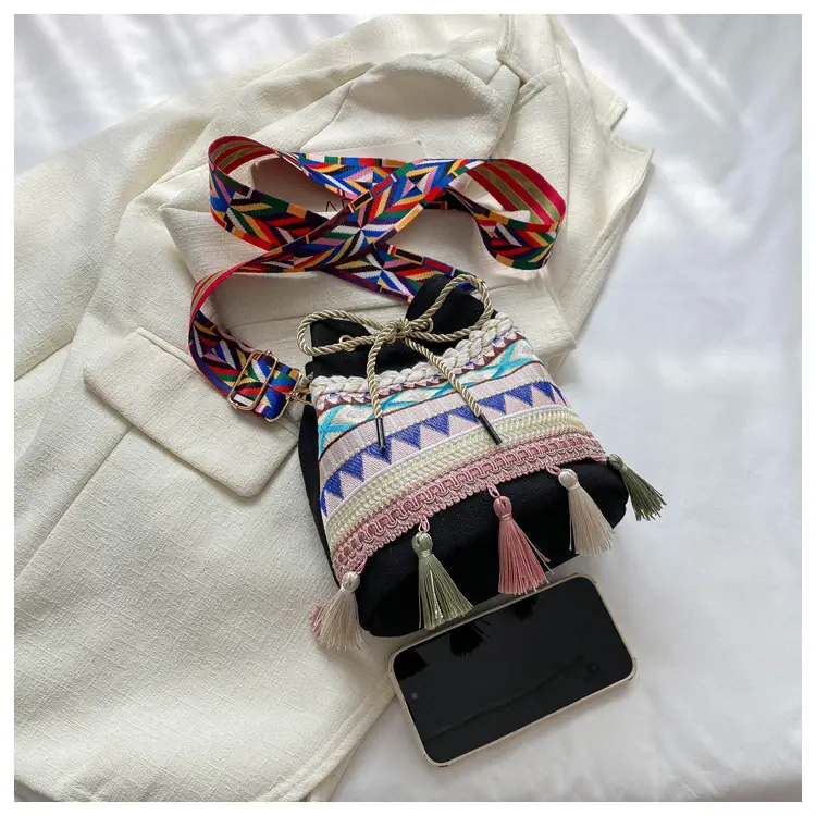 2023 Korean Style Tassel Crossbody Bag Brown — feature 35