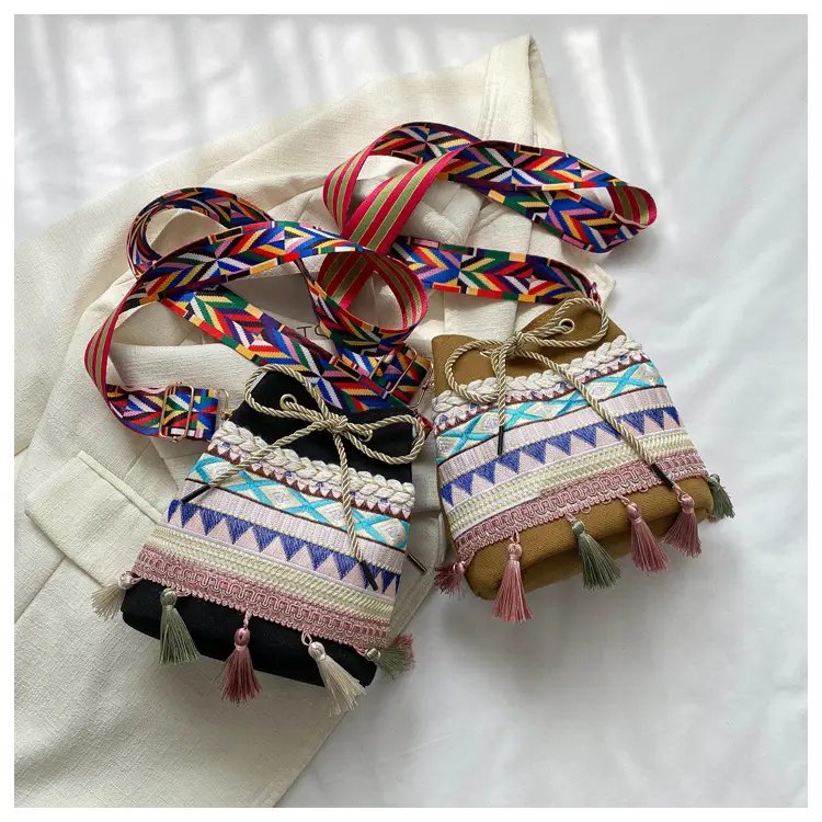 2023 Korean Style Tassel Crossbody Bag Brown — feature 41