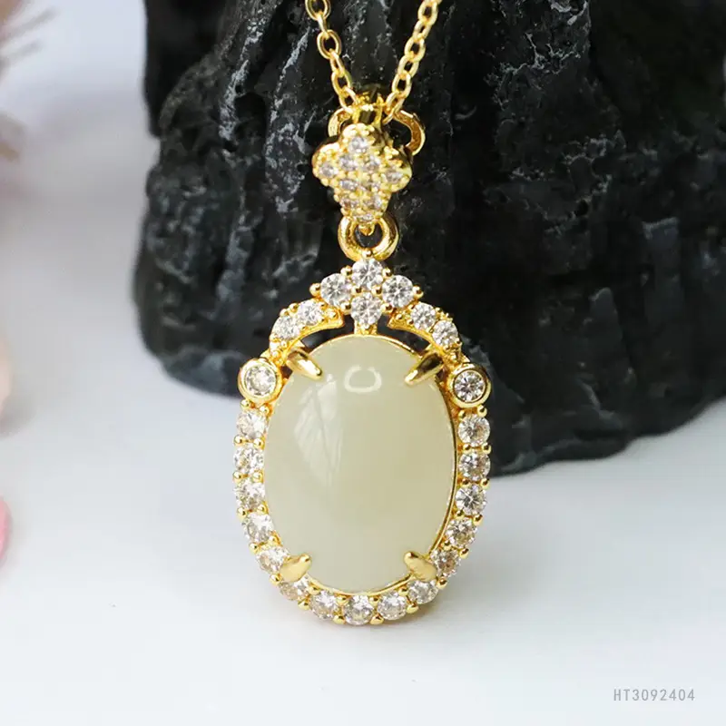 Guan Yu Hetian Jade Pendant Necklace for Women — feature 7