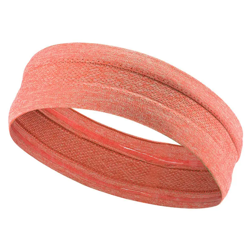 Grey Sweat-Resistant Yoga Hair Band — feature 10