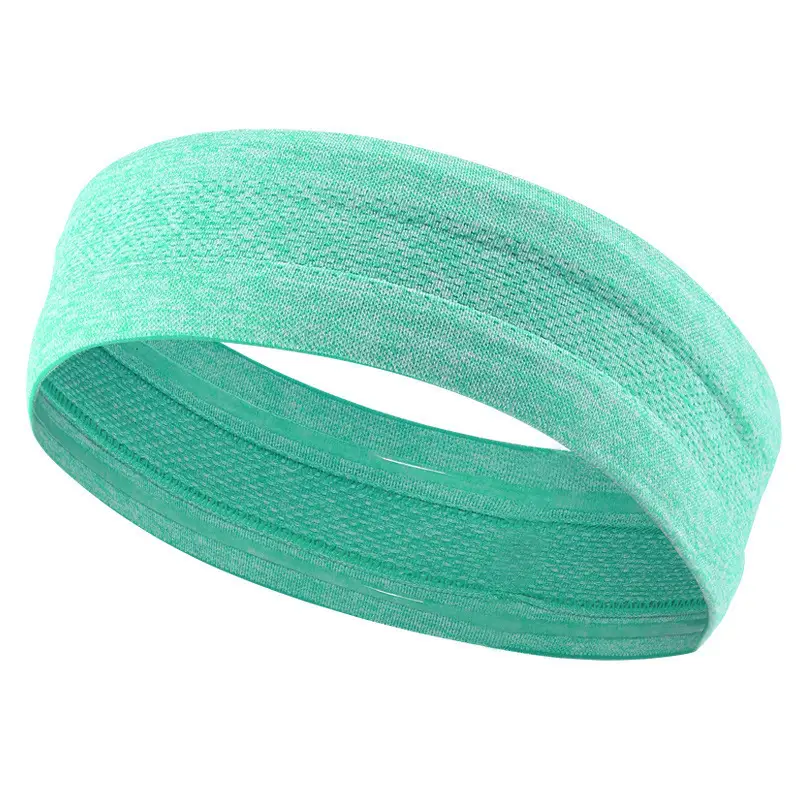 Grey Sweat-Resistant Yoga Hair Band - Image 6