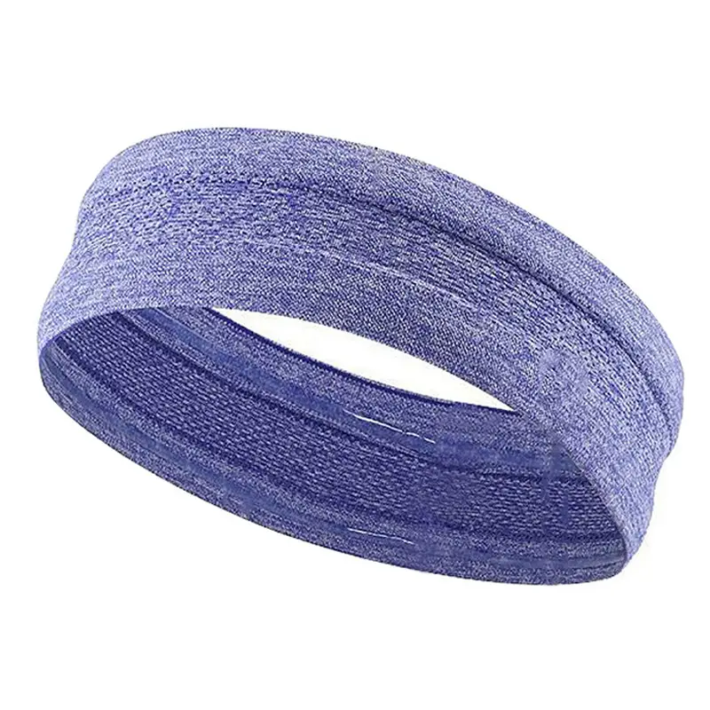 Grey Sweat-Resistant Yoga Hair Band - Image 7