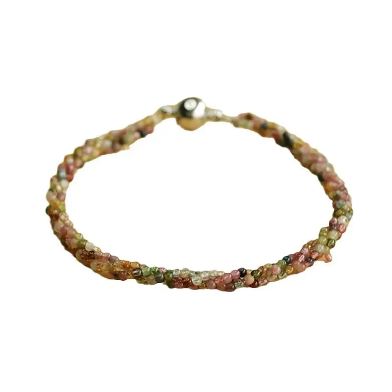 Candy Color Woven Crystal Bracelet for Women - Image 6