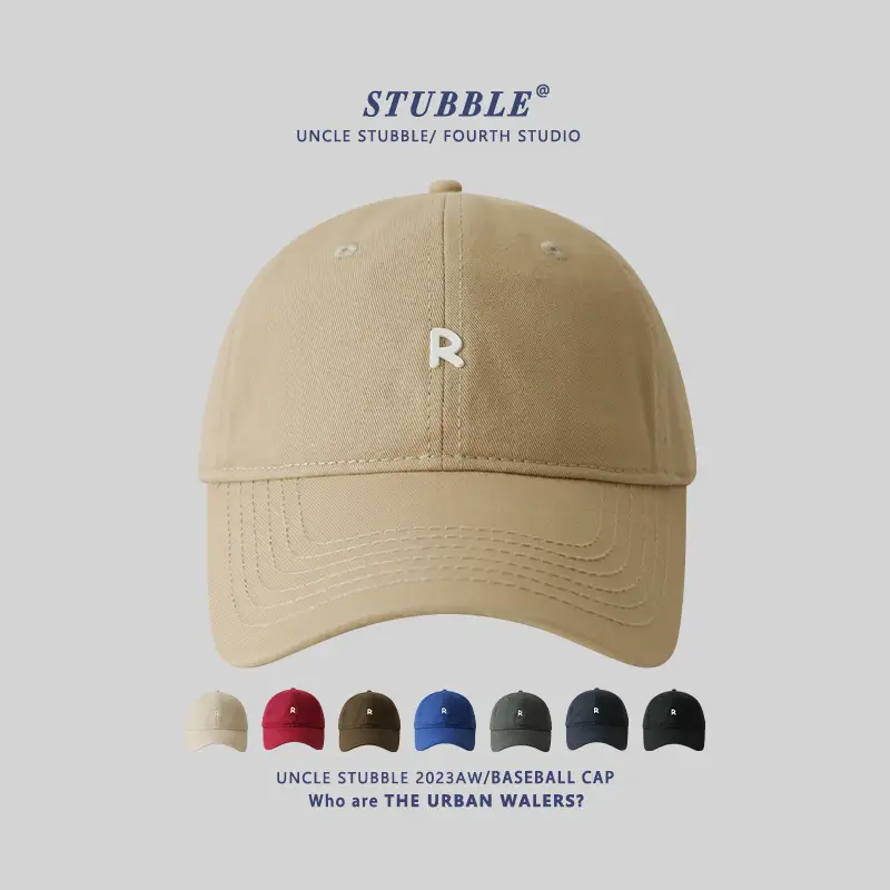 Korean-style R cap men women duck tongue brim all-match - Image 9