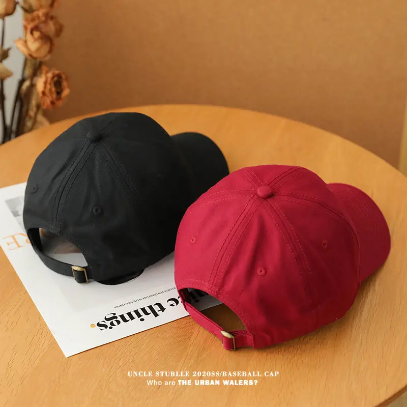 Korean-style R cap men women duck tongue brim all-match — feature 16