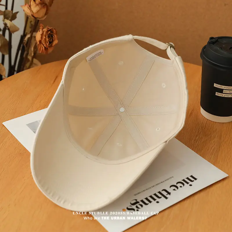 Korean-style R cap men women duck tongue brim all-match — feature 3