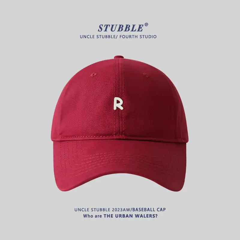Korean-style R cap men women duck tongue brim all-match - Image 6