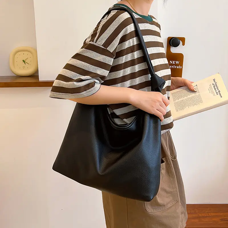 Women's Tan Crossbody Bag Large Capacity 2023 - Image 7