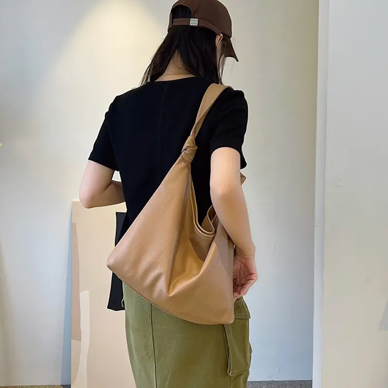 Women's Tan Crossbody Bag Large Capacity 2023 - Image 8